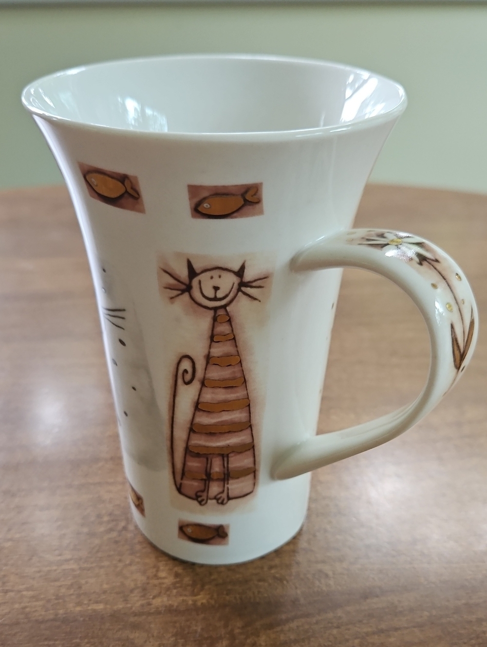 Stokes Gourmet Metallic Cat Tall Mug